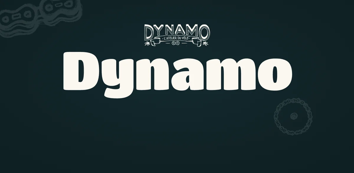 Capture d'écran du projet Dynamo — L'atelier du vélo